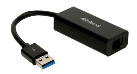 Adaptador Inland USB Ethernet LAN