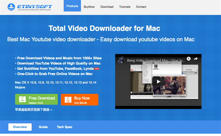 program for downloading videos from facebook mac