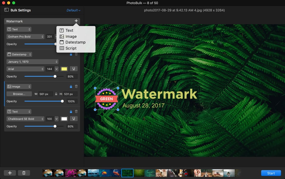 在 Mac 添加水印到图像