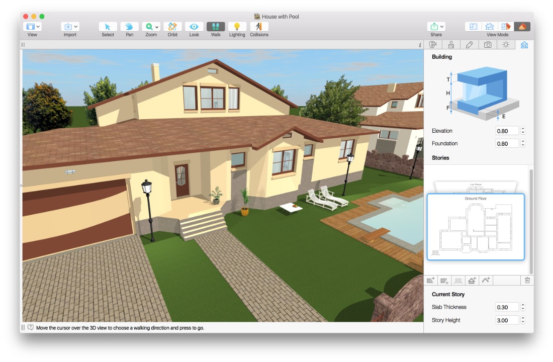 dublicate project on live home 3d