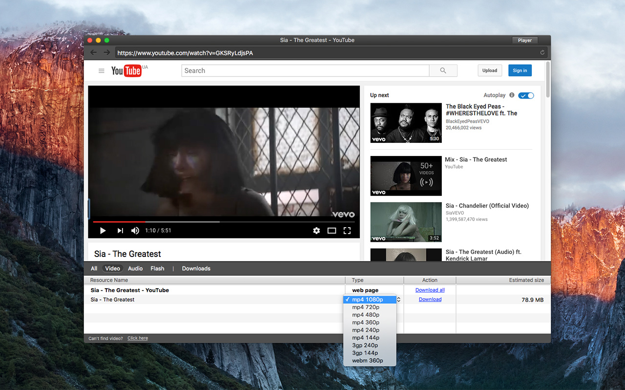 elmedia player pro download from youtube